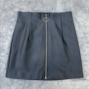 Forever 21 Faux Leather Skirt